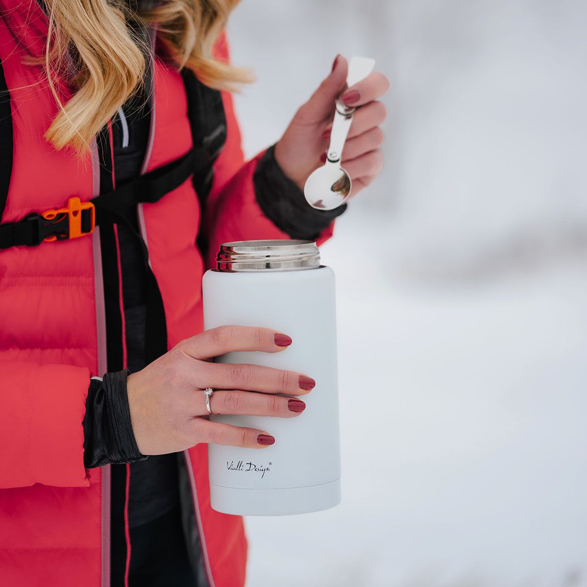 FUORI termoska na večeři bílá 750 ml