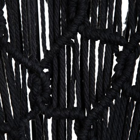 Fotel  ACAPULCO SPIRIT  černé macramé  93x73x85 cm 